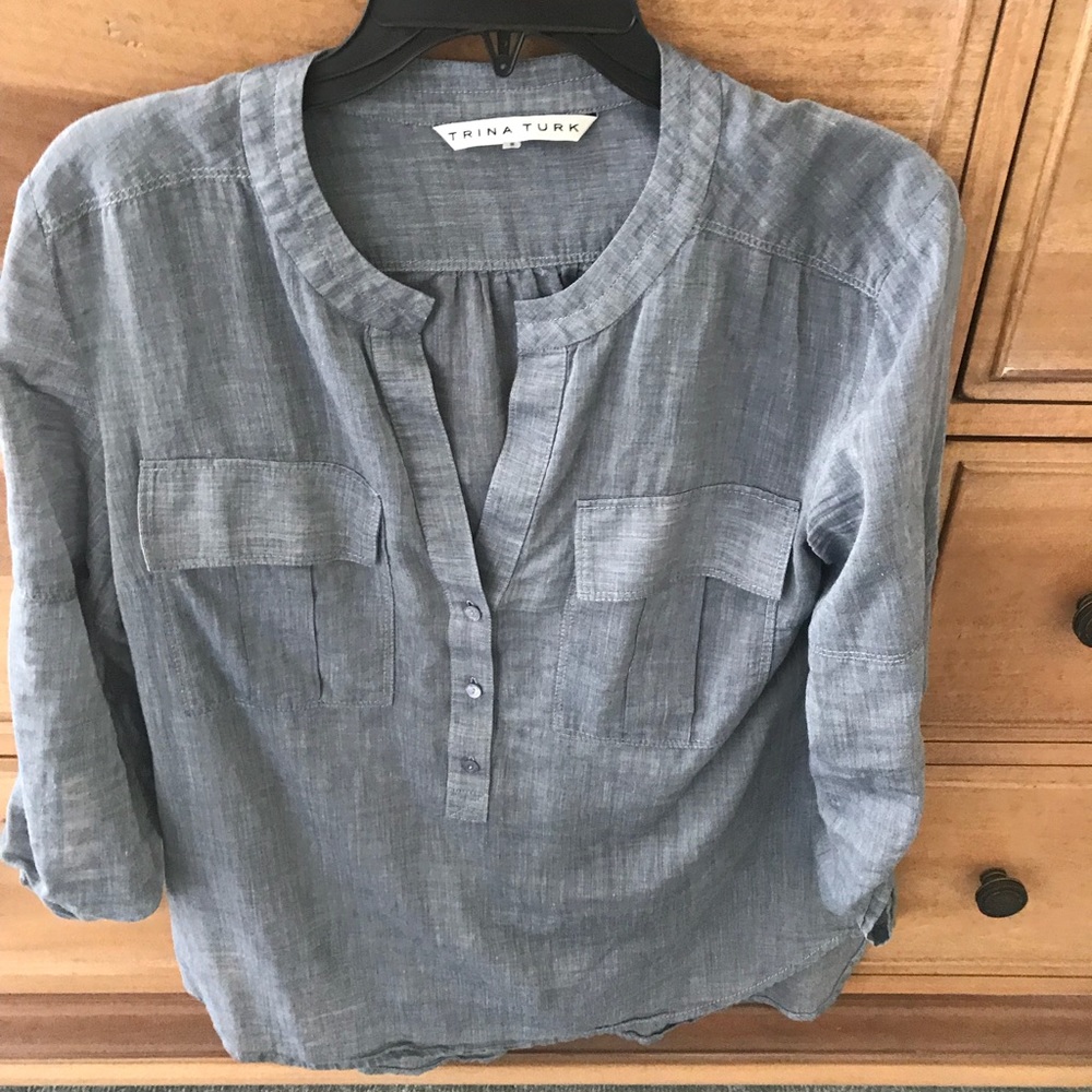 Trina Turk chambray shirt